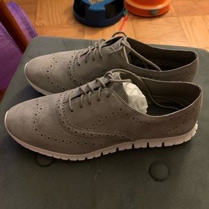 Cole Haan suede ZERØGRAND Wingtip Oxford sneakers